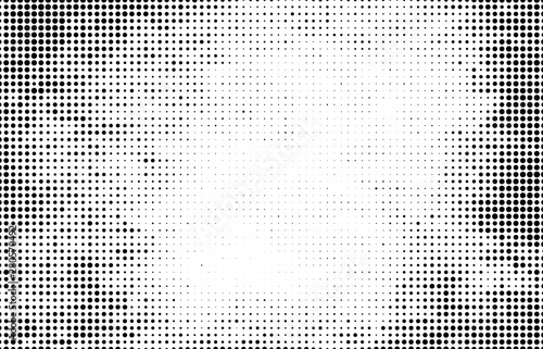 Abstract vector black and white halftone.