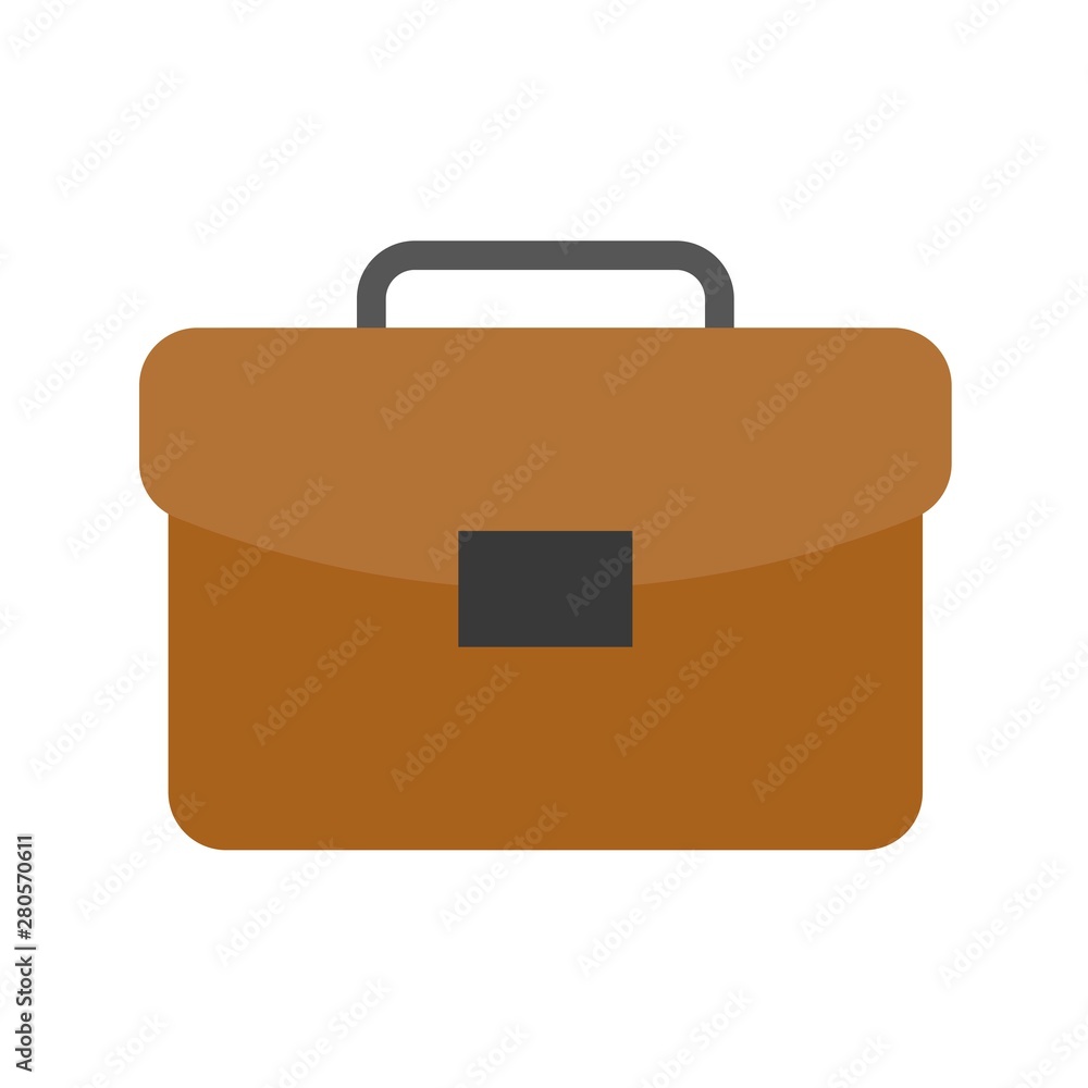 Handbag vector illustration, Baggage flat style icon Handbag vector illustration, Baggage flat style icon