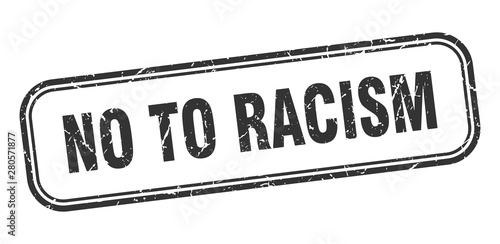 no to racism