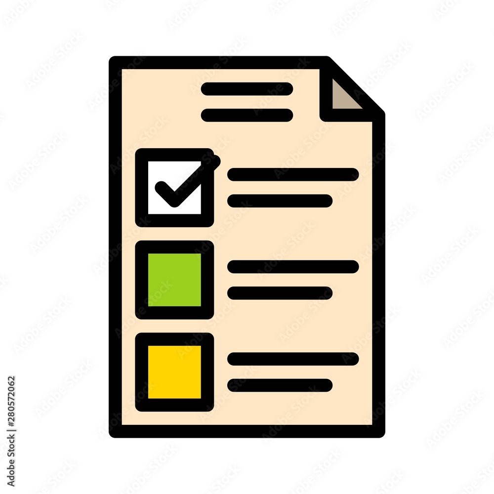 Catalog vector, filled style editable outline icon Catalog vector, filled style editable outline icon