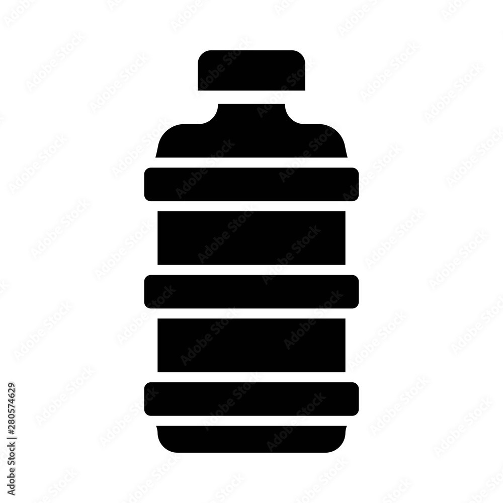Cooking oil vector, grocery store related solid style icon Cooking oil vector, grocery store related solid style icon