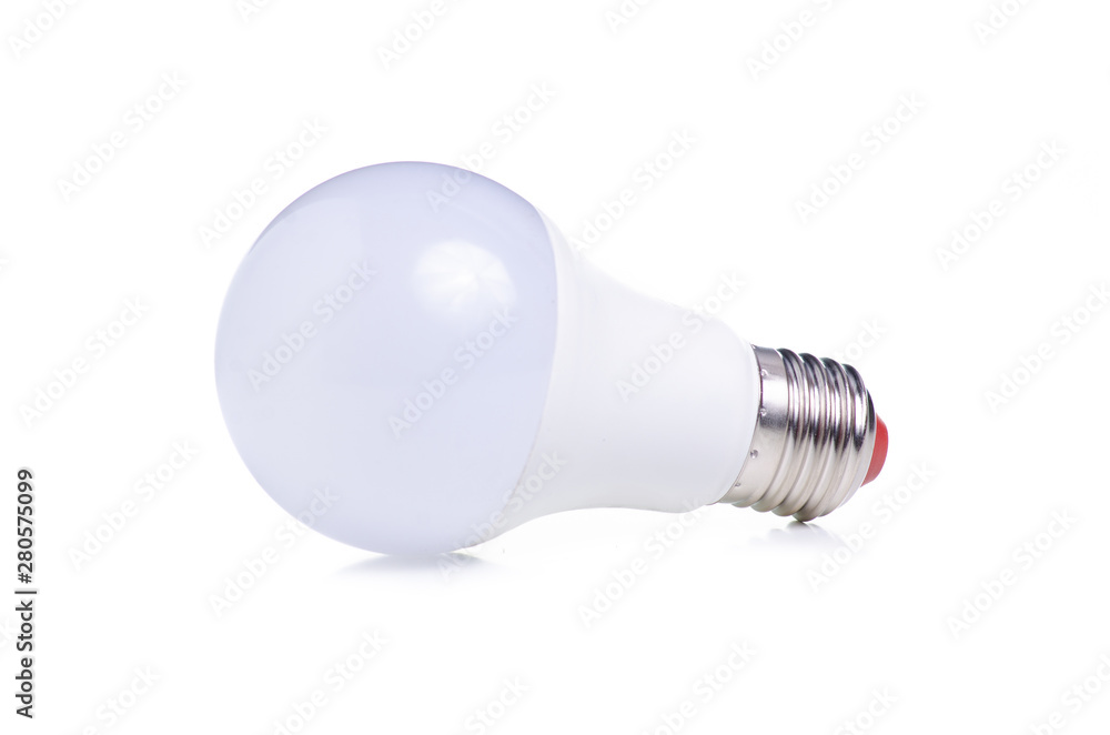 LED lamp light on a white background isolation LED lamp light on a white background isolation