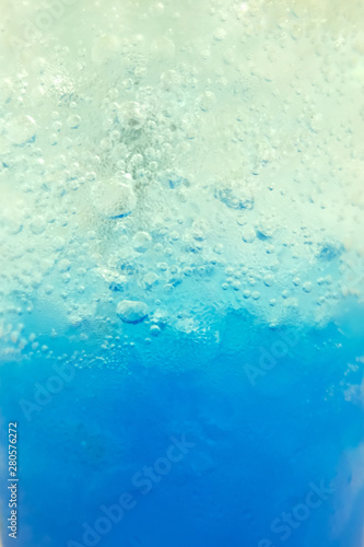 abstract blue ice background close up