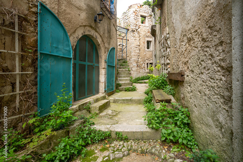 Altstadtgasse Plomin  Istrien Kroatien