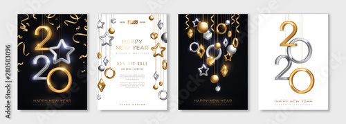 Christmas and New Year posters