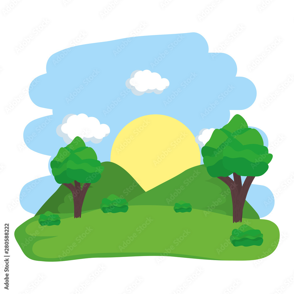 Fototapeta premium outdoor people activity flat design