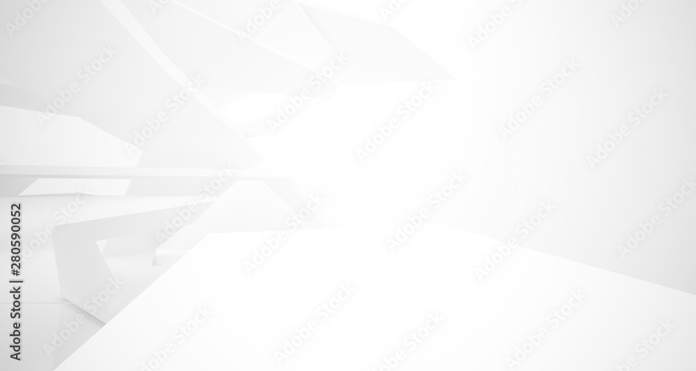 Abstract white interior with window. 3D illustration and rendering. Abstract white interior with window. 3D illustration and rendering.