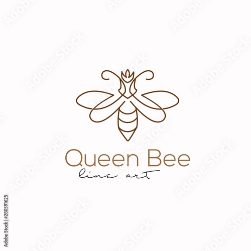 Queen Bee line art excluisve design inspiration