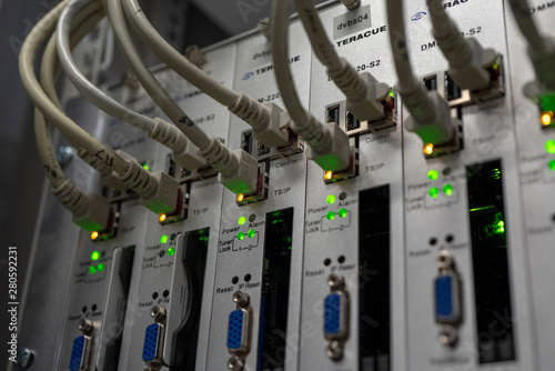 Modular DVB to IP gateway system for IPTV headends