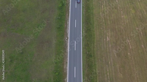 Wallpaper Mural Landscape of countryside, cars running on the road in Bosnia and Herzegovina Torontodigital.ca