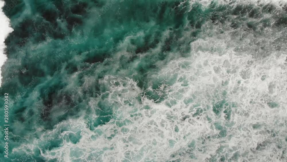 Surfers in tropical ocean waiting wave. Aerial view made with drone. Surfers in tropical ocean waiting wave. Aerial view Surfers in tropical ocean waiting wave. Aerial view made with drone. Surfers in tropical ocean waiting wave. Aerial view