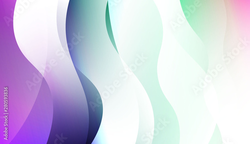 Creative Wavy Background. For Design Flyer, Banner, Landing Page. Colorful Vector Illustration.