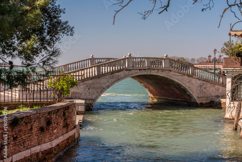Bridge in Riva San Biasio in Venice near the Venetian Arsenal © Peto