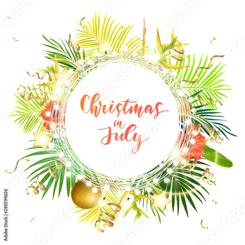 Christmas on the summer bea...