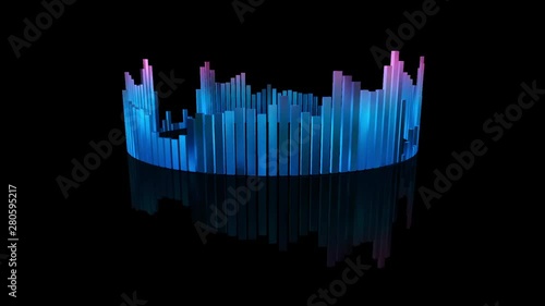 Rotating Circular Sound Spectrum