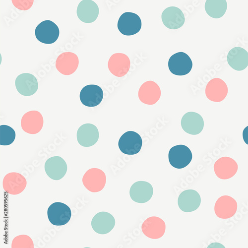 Dekoracja na wymiar  hand-drawn-modern-design-for-card-print-on-clothes-trendy-vector-seamless-pattern-with-brushstroke-in-fresh-pastel-colors