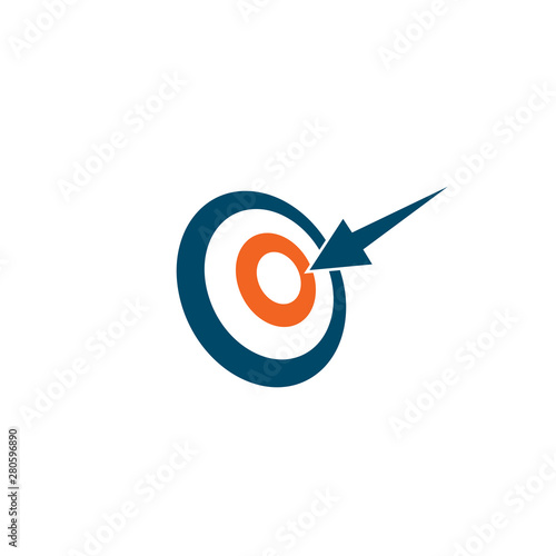 Free Download Target icon logo design vector template - GFXLoad