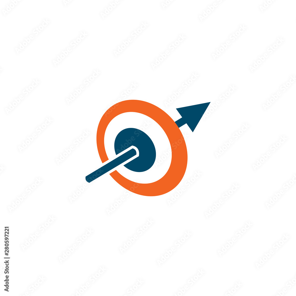 Target icon logo design vector template Target icon logo design vector template