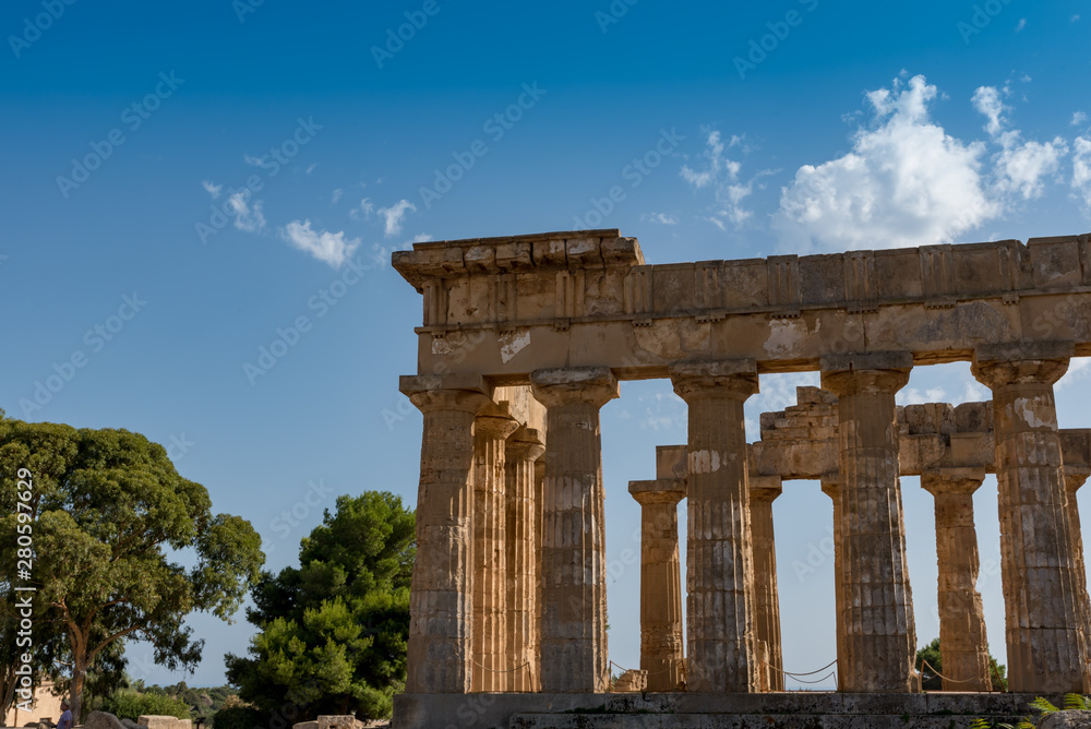 Temple of Selinunte in Sicily