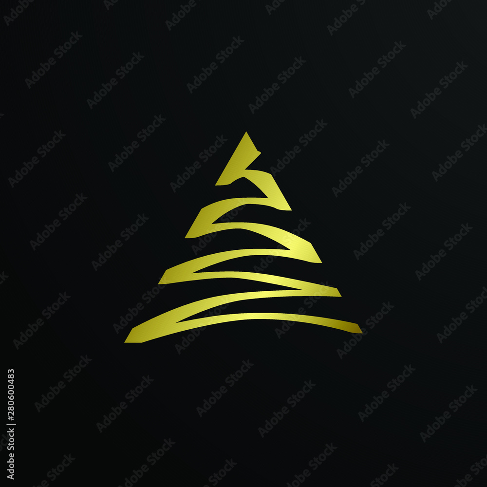Obraz premium triangle logo icon