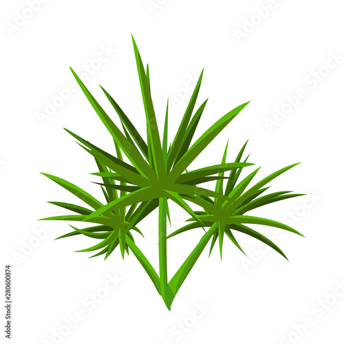 Isolated object of leaves and shrubbery icon. Collection of leaves and green vector icon for stock.