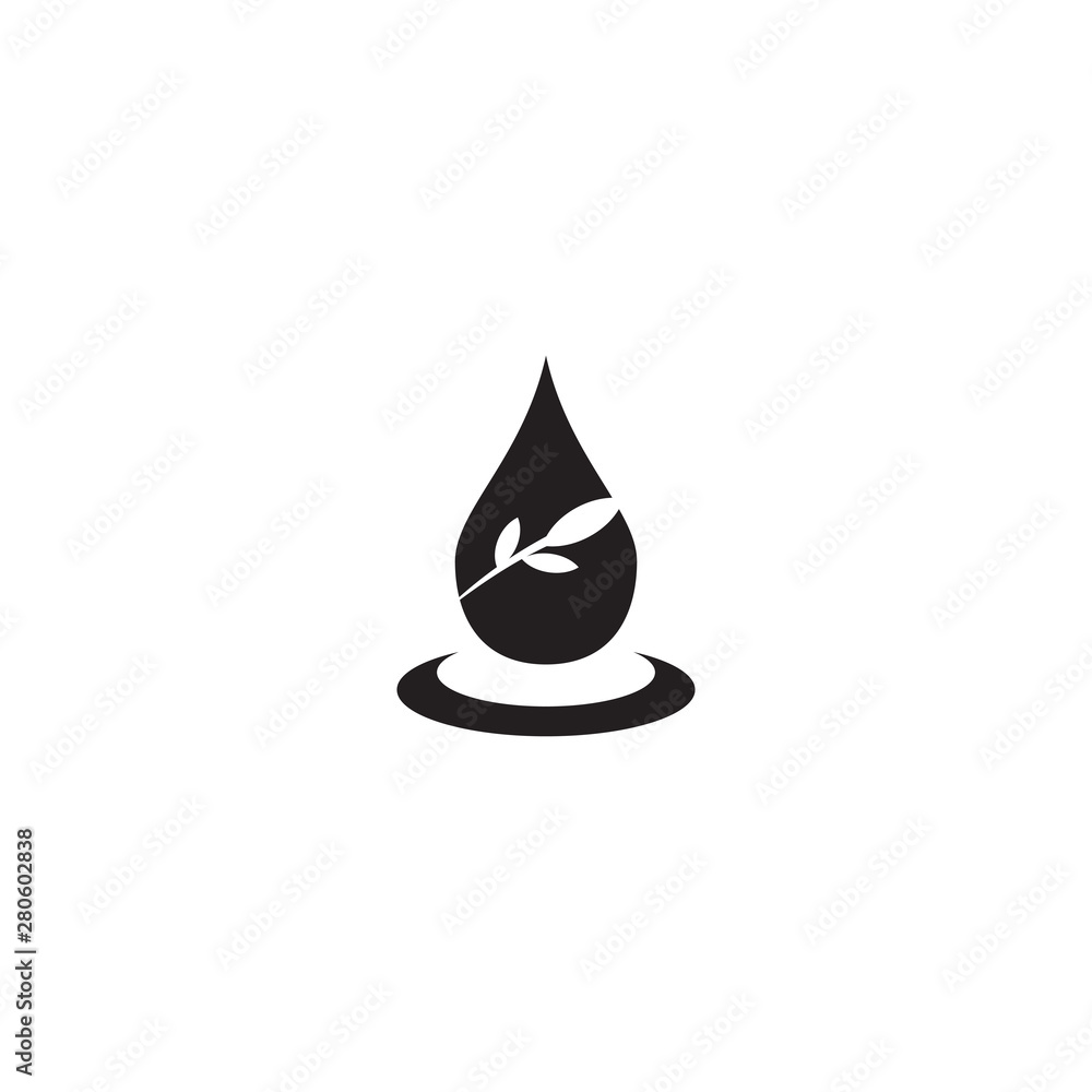 Fototapeta premium Olive oil logo design vector template