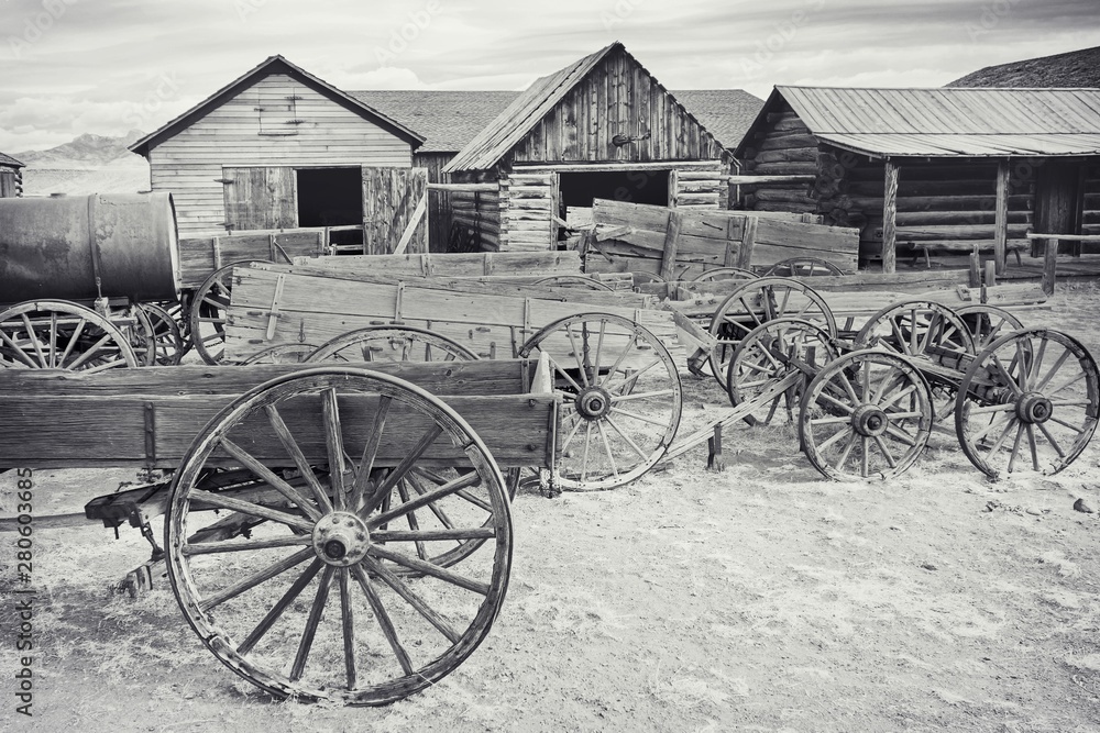 Old west, Old trail town, Cody, Wyoming, USA