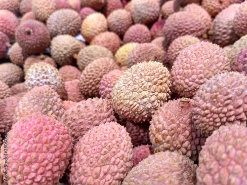 lychee on a background