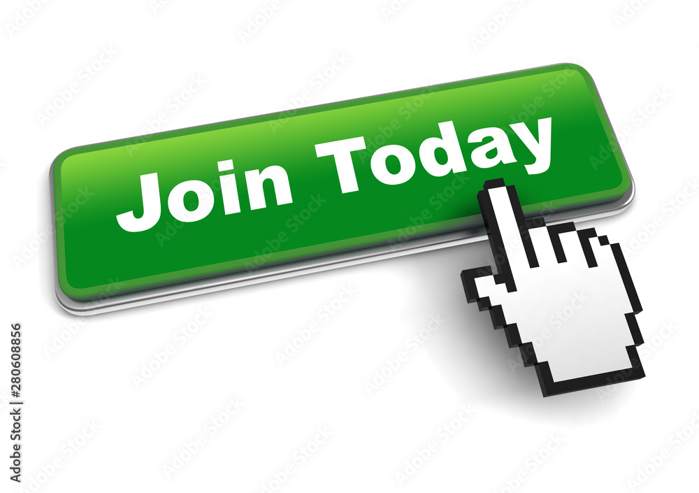 join today concept 3d illustration isolated join today concept 3d illustration isolated