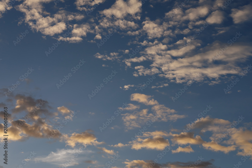Dramatic clouds and sky background