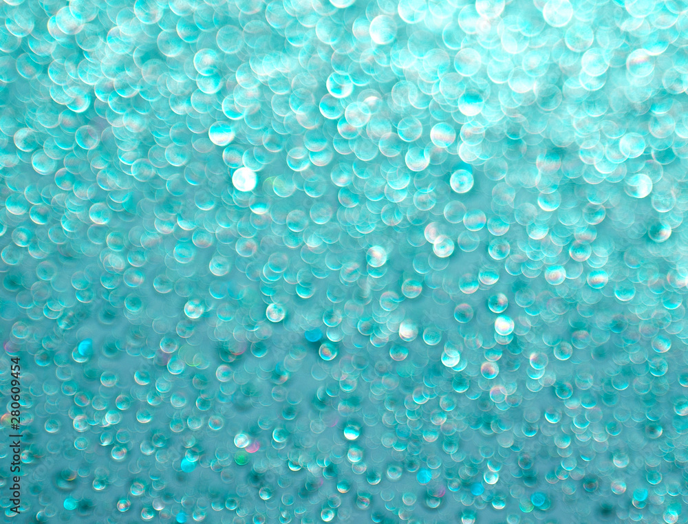 Water drops on blue background