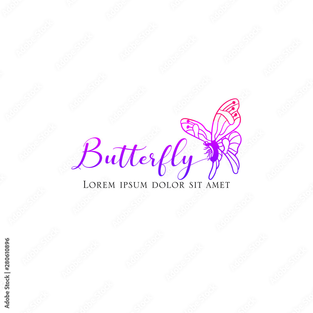 abstract butterfly logo for a feminine related business abstract butterfly logo for a feminine related business