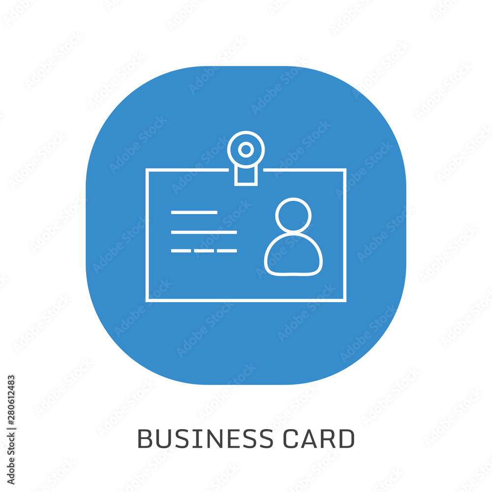 identity card icon on white background identity card icon on white background