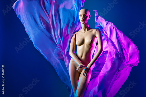 The figure of a woman on a ...