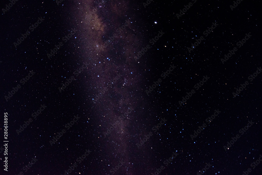 Fototapeta premium Milky Way near the city of Sao Bento do Sapucai, Brazil.