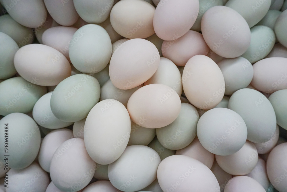 Fresh dirty duck eggs from farm for wholesale at egg market. Fresh dirty duck eggs from farm for wholesale at egg market.