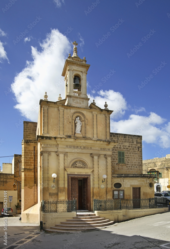 Church of Nativity of Virgin Mary in Victoria. Gozo island. Malta