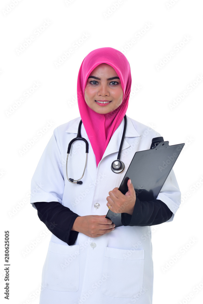 Doctor with stethoscope over white background. Medical and Healthcare Concept Doctor with stethoscope over white background. Medical and Healthcare Concept