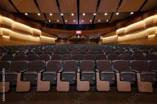 Seating in modern auditorium photo