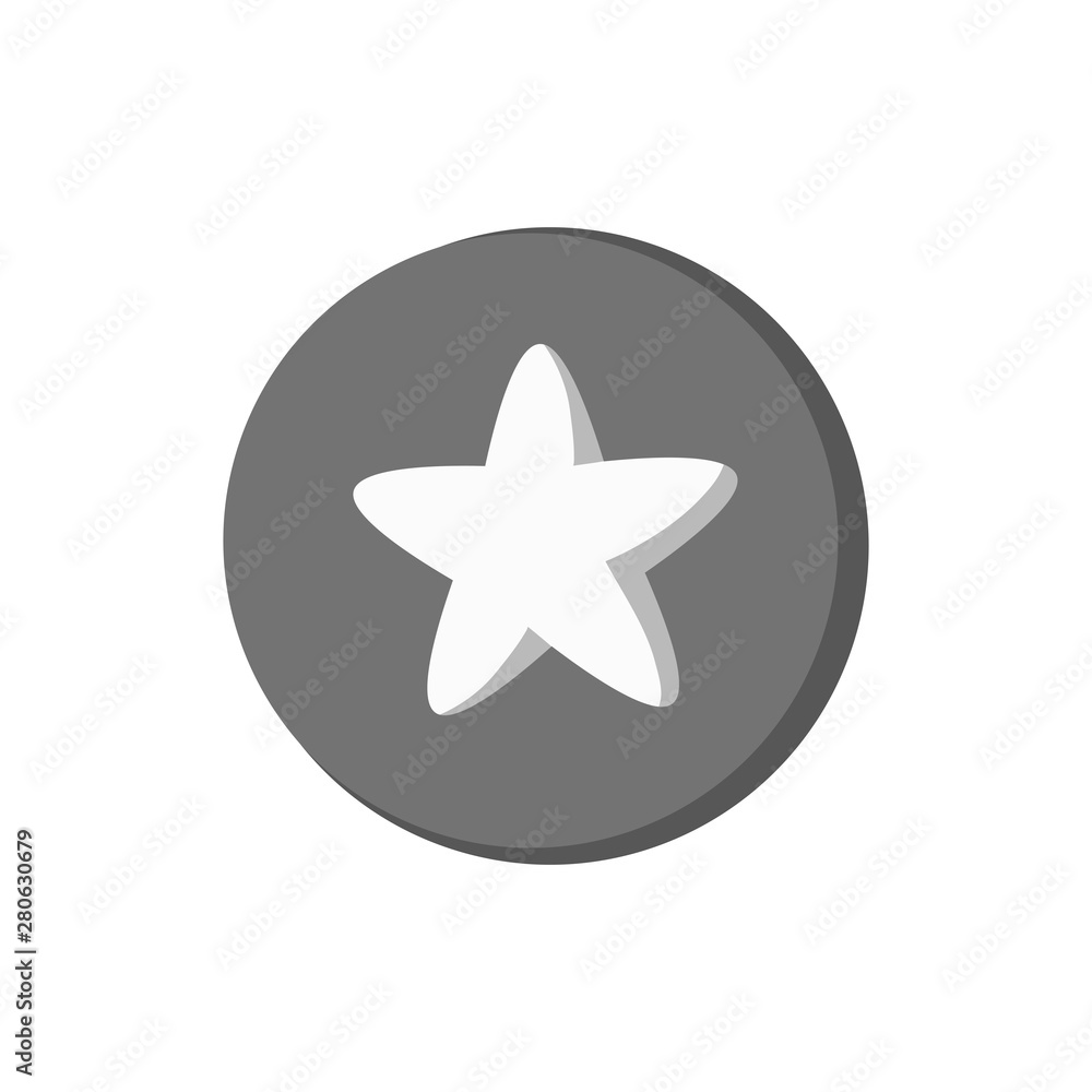 Cute star vector icon. Flat design cartoon style. Cute star vector icon. Flat design cartoon style.