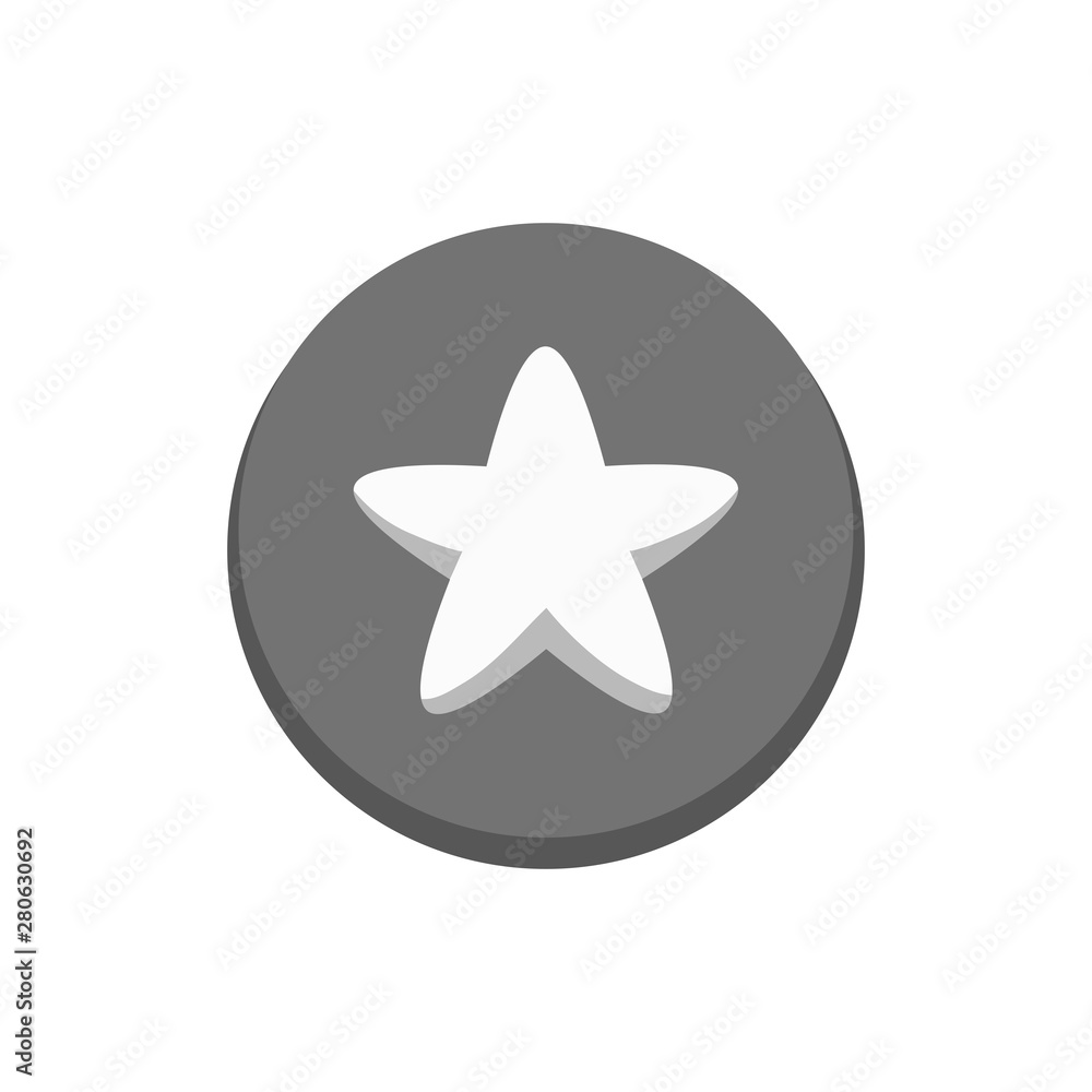 Cute star vector icon. Flat design cartoon style. Cute star vector icon. Flat design cartoon style.