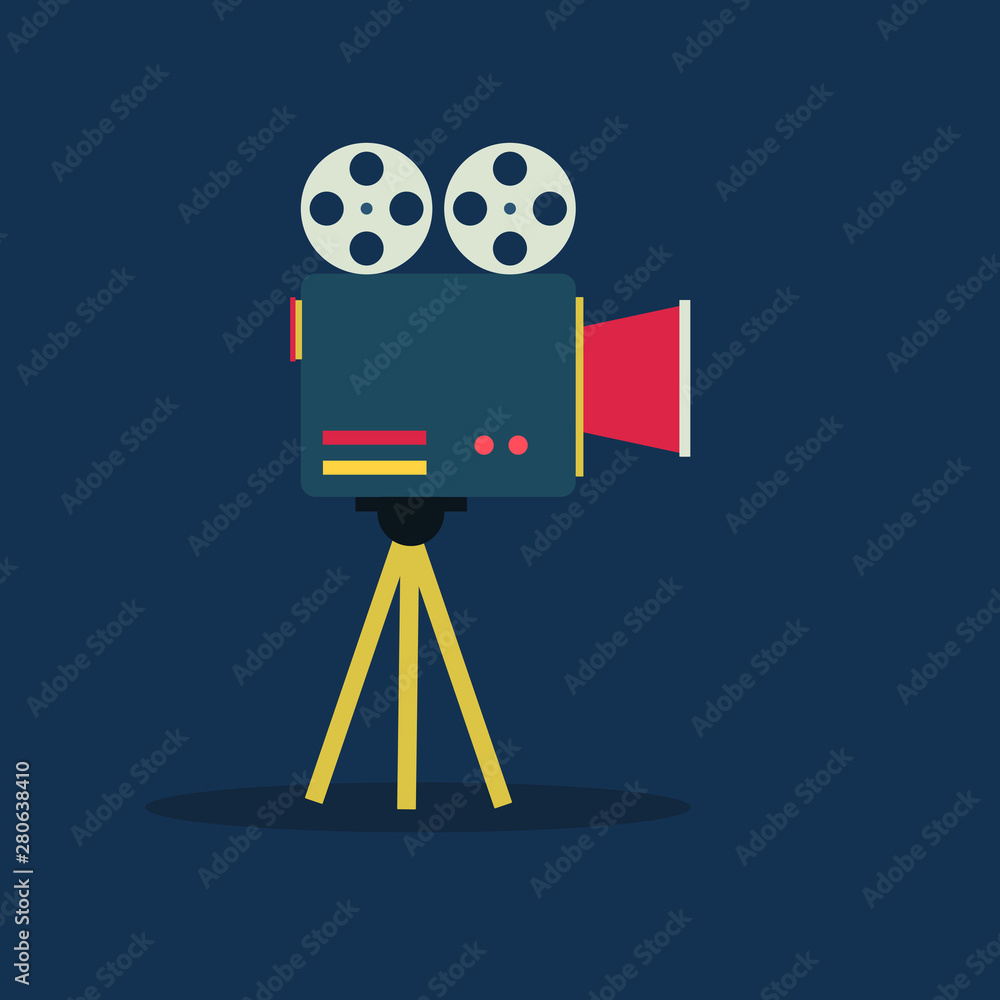 Obraz premium Retro cinema icon