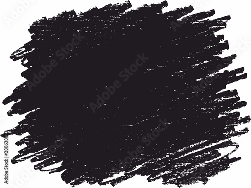 Scrawled with a pencil, vector brush stroke. Hand sketched design elements, various shapes made by real graphite pencil.