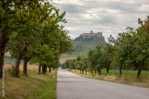 A stone castle on the hill. Spis Castle, Slovakia_5