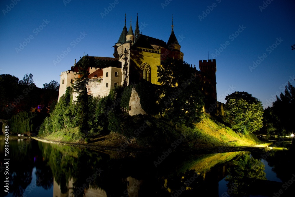Bojnice castle in Slovakia, Europe