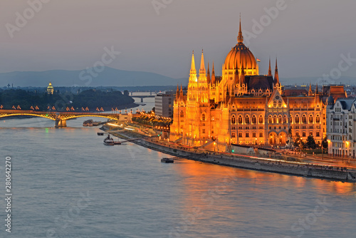 Hungarian Parliament, Budapest, Hungary 