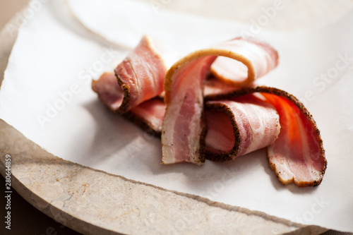 Pepper Coated Applewood Smoked Bacon photo