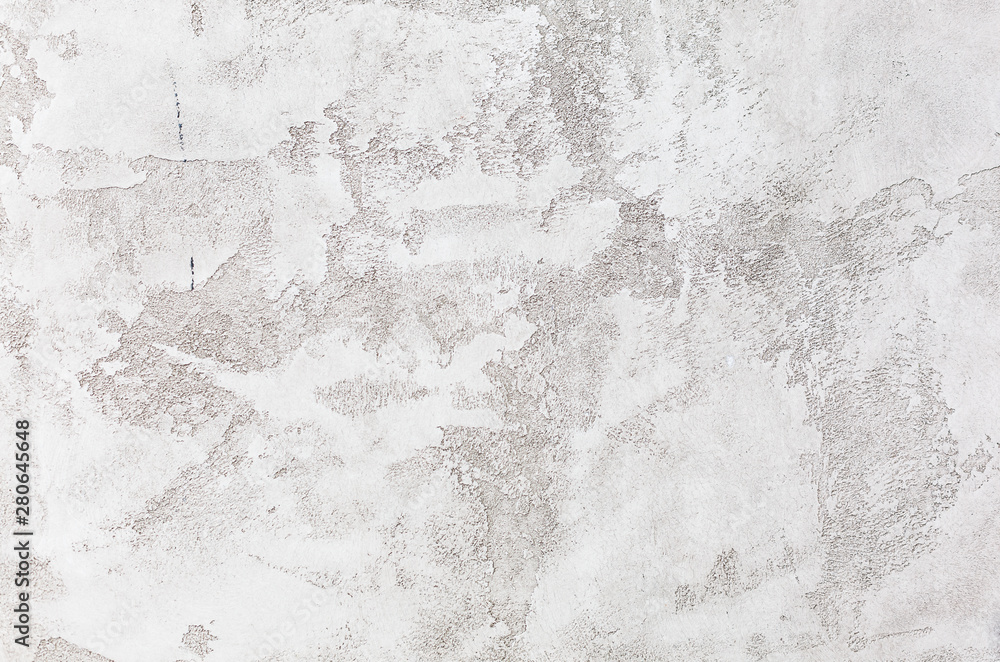 Obraz premium White concrete wall background texture with plaster