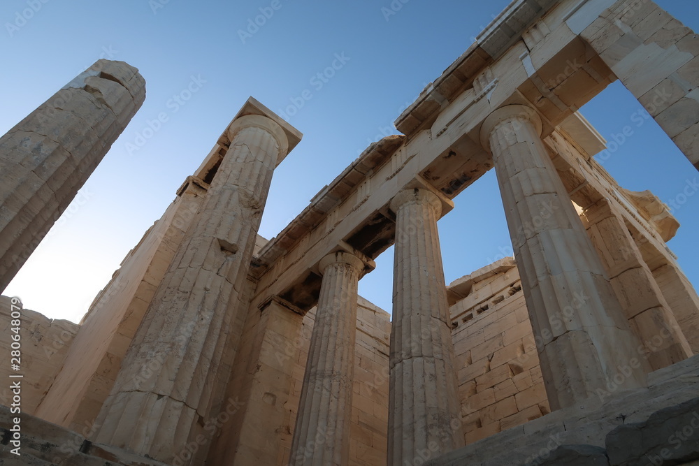 Akropolis Tempelanlage in Griechenland Akropolis Tempelanlage in Griechenland