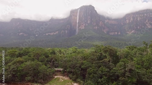 View of Angel falls. Canaima National Park, Venezuela photo